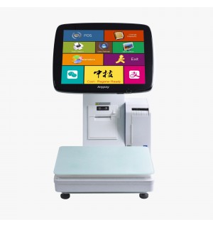 ANYPAY LS7-N4000 4GB RAM 128GB SSD FİŞ VE BARKOD YAZICILI TERAZİLİ POS